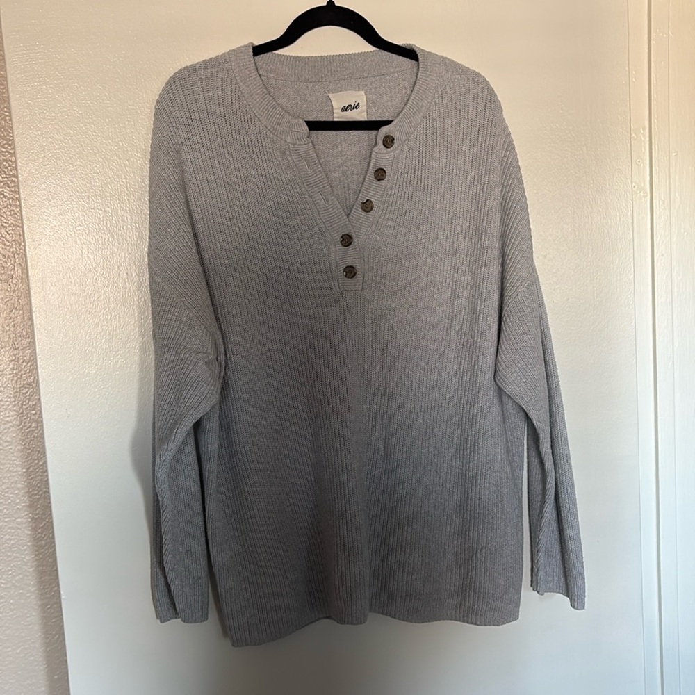 Aerie button up sweater. Size Large.